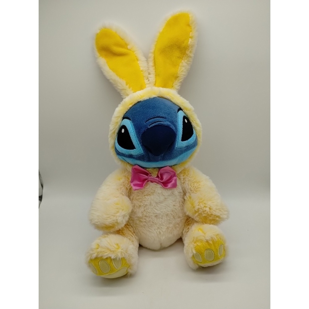 Disney Store Lilo & Stitch Easter 2021 Bunny Soft Yellow Rabbit 15" Plush